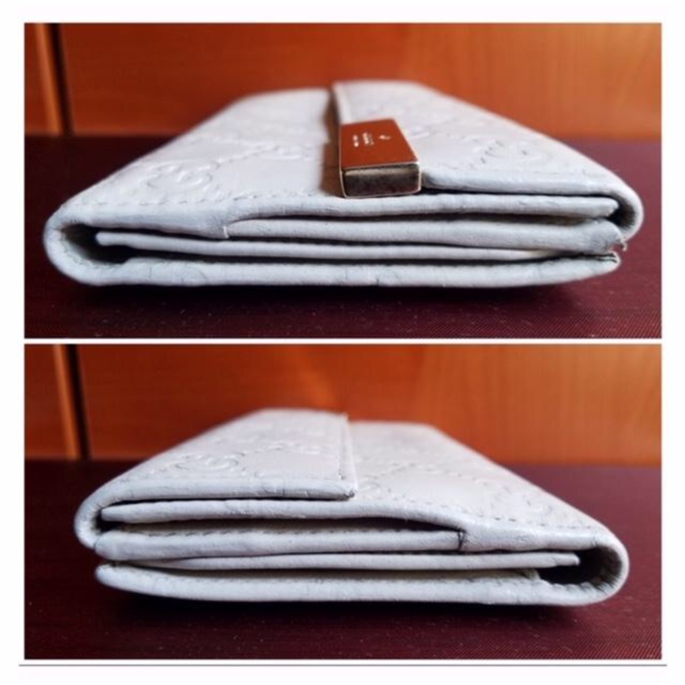SOLD!!!!!! Gucci Guccissma lamb leather wallet - Picture 6 of 7